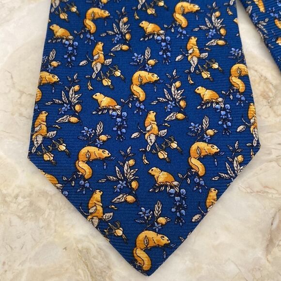 Alain Figaret Paris 100% Silk Handmade Tie - Picture 4 of 8